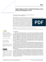 Article - REE Leaching With Phos Acid - Minerals-11-00931-V2