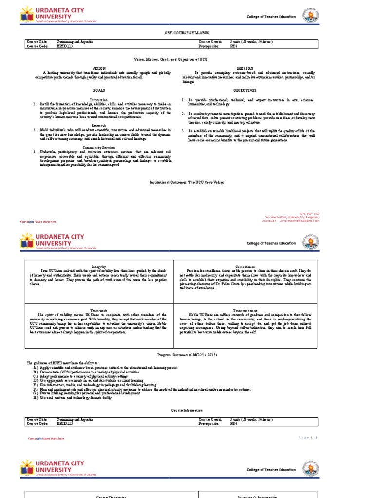 Swimming and Aquatics PDF Academic Dishonesty Cognition