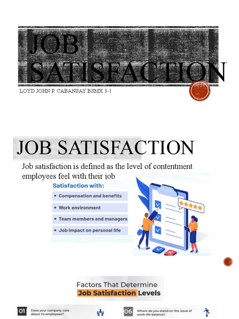 Job Satisfaction PDF