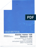 Cagiva Aletta Rossa 125 - Elephant 125 - Parts Catalogue