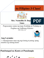 Filipino 3 Lesson 20
