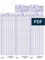 Biometrics Individual Time Card Template