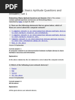 Networking MCQs Test For CITS CSA