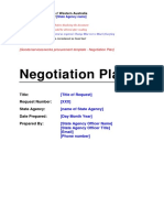 Negotiation Plan1