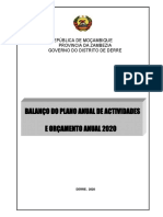 BALANÇO ANUAL 2020