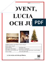 Advent, Lucia Och Jul