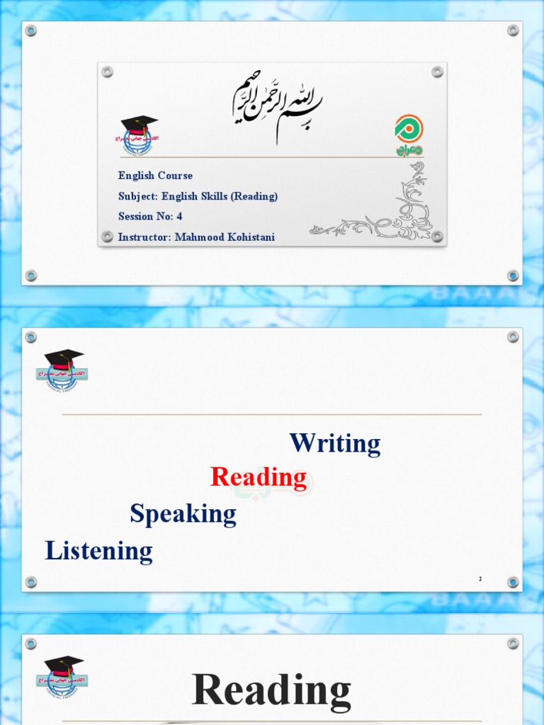 Session 4 | PDF | Speed Reading | Writing