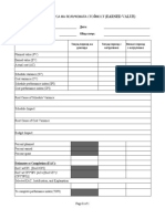 (4.2) Earned Value Status Report BG