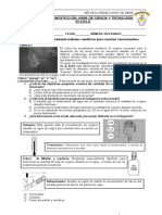 Examen Diagnostico C y T-VII CICLO