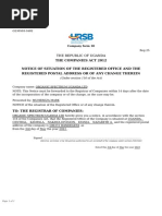 PACRA Form 3: Incorporation Application | PDF