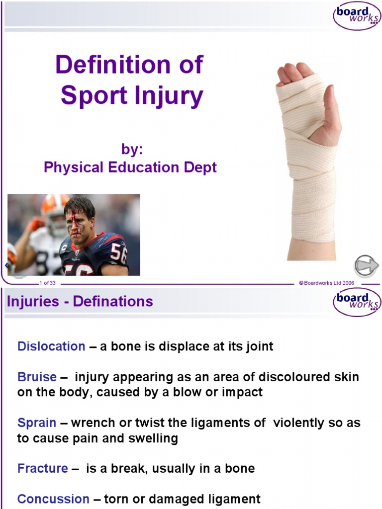 Sports Injuries PDF Injury Elbow