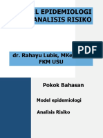 Model Epidemiologi Dan Analisis Risiko