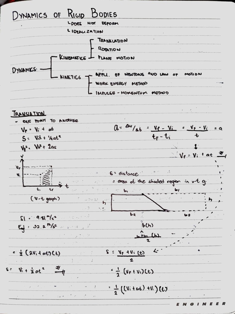Dynamics Lecture | PDF