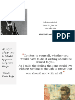 Letters To A Young Poet Slides