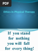 Ethics in Physical Therapy