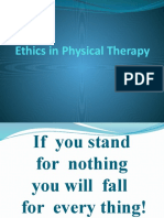 Ethics in Physical Therapy