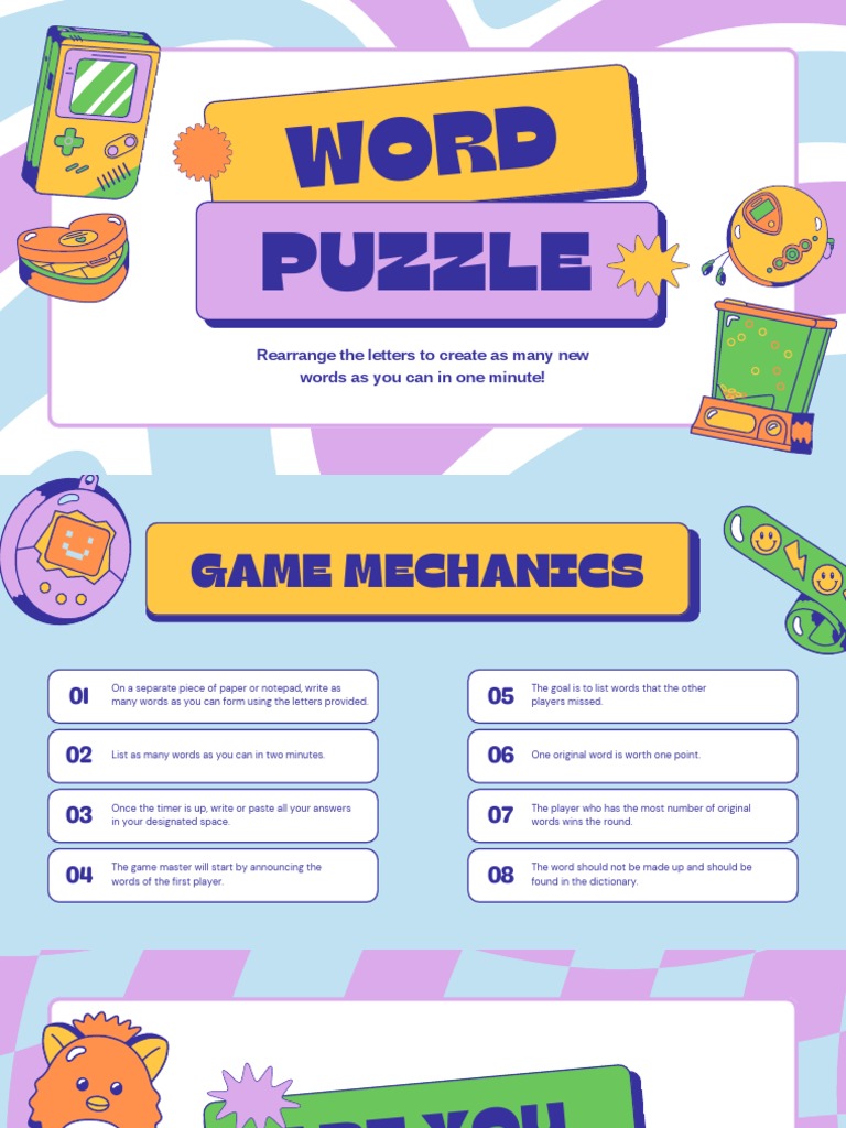 Word Puzzle Game Instructions | PDF
