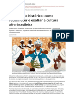 Patrimonio Historico Como Reconhecer e Exaltar a Cultura Afro Brasileira