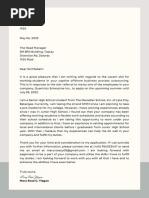 Gip Application Letter | PDF