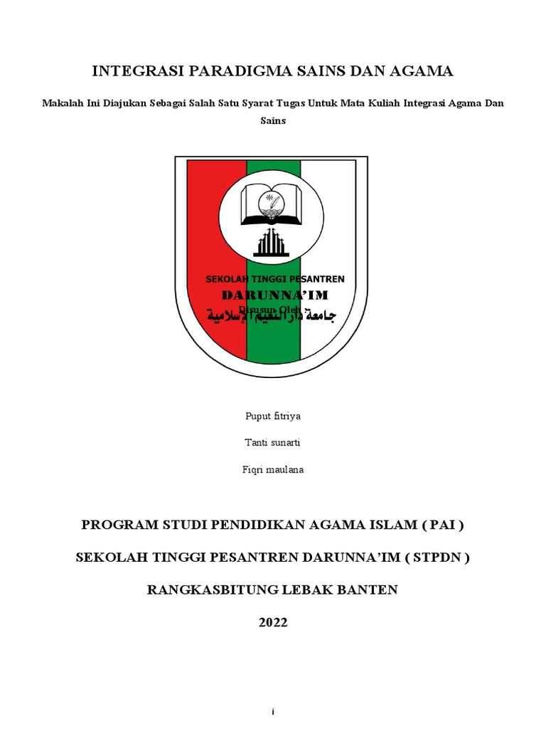 Integrasi Sains dan Agama di STPDN | PDF