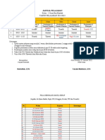 Jadwal Pelajaran 1 Umar 2021-2022