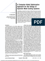 A Computer Aided Optimization Approach For The Design of Injection Mold Cooling Systems