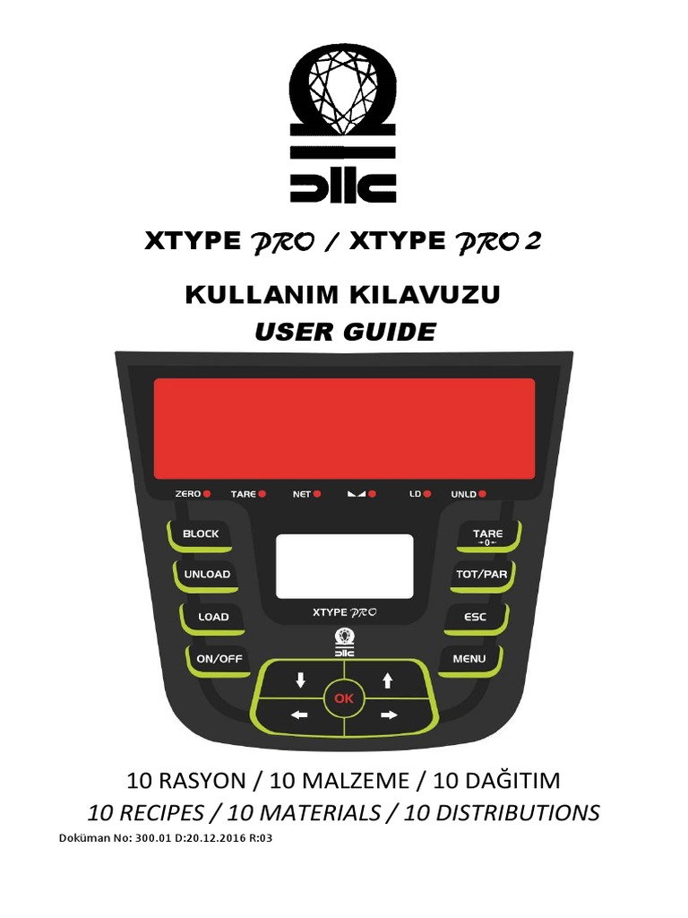 Weighing Scale Manual | PDF