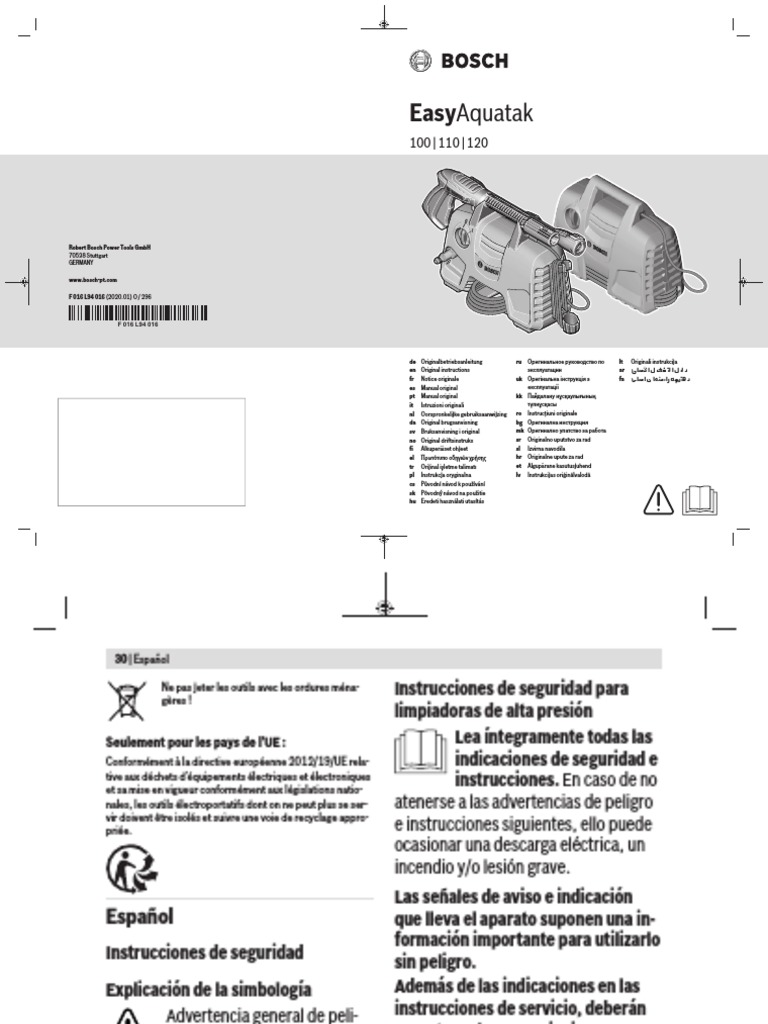 Hidrolimpiadora PDF Agua Fusible El ctrico 
