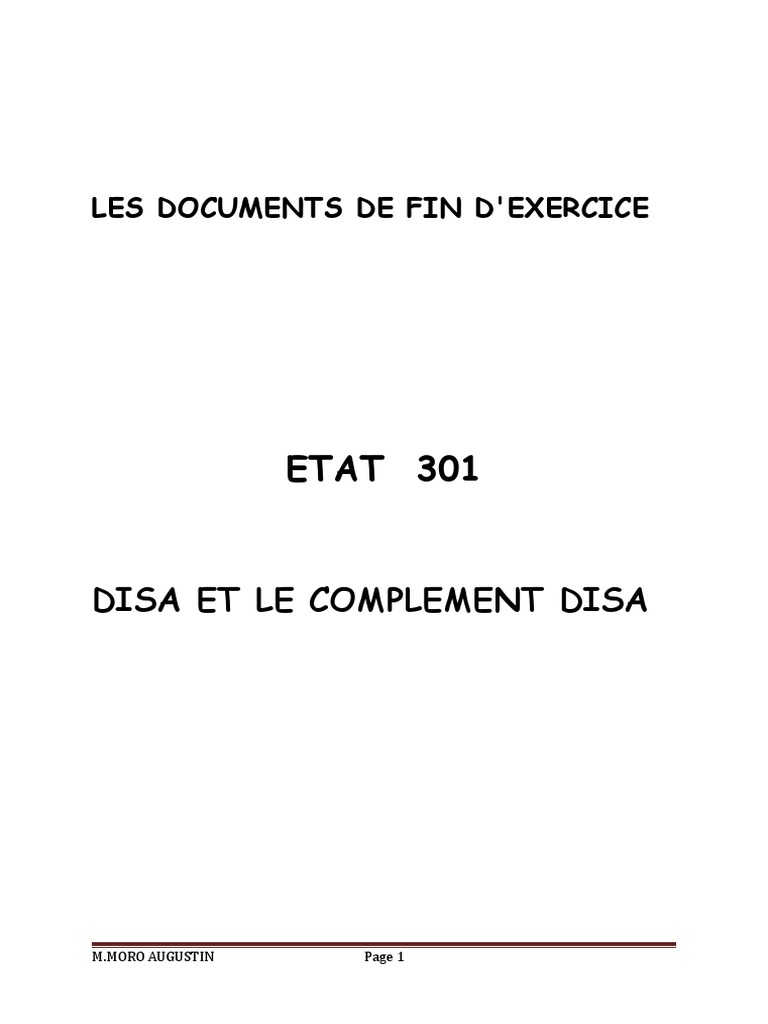 DISA 2 Nouveau | PDF | Salaires | Impôts