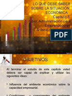 3 Emprendedores de Negocios Semanas 5 - Lo Que Debe Saber Sobre La Situación Económica GB