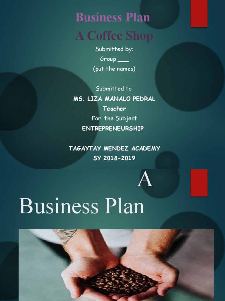 Coffee Shop Business Plan 1 PDF Coffeehouse Coffee
