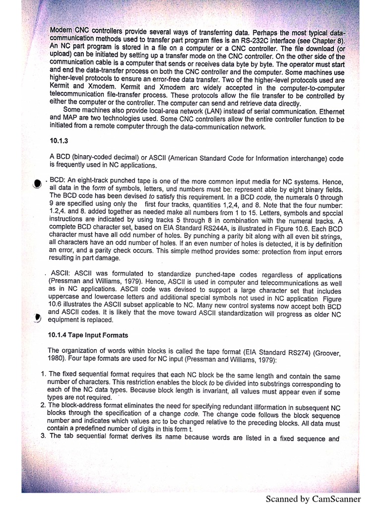 Basic CNC notes-5 | PDF