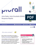 Aula Dada, Aula Estudada (ADAE) - Resposta Rápida