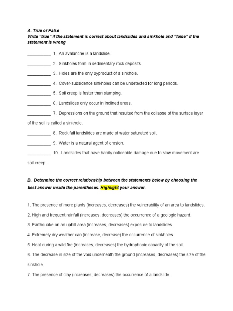 Geological Hazards Pdf