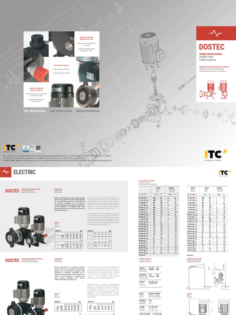 ITC Electric Dostec RangeENESFR PDF