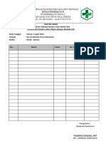 Daftar Hadir Sosialisasi