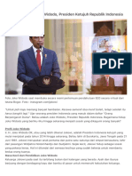 Biografi Singkat Joko Widodo, Presiden Ketujuh Republik Indonesia