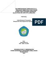 Pengaruh Penggunaan Cairan Nacl 0,9 % Hangat Terhadap Hematuria Pada Pasien Post Op BPH Tur-P Di Ruang Asparaga Bedah Rsud DR Haryoto Lumajang