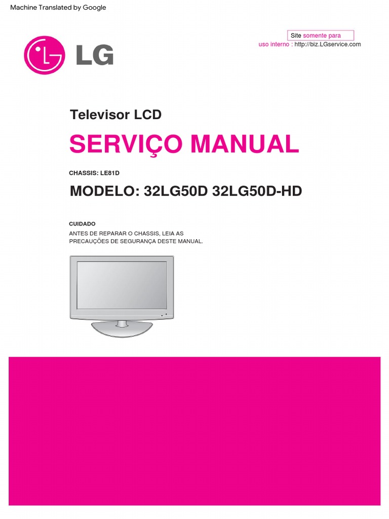 LG+32LG50D+LE81D+LED+LCD Portugues | PDF | Circuitos eletrônicos ...