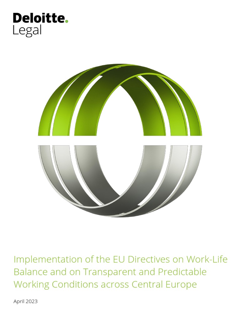 Implementation of EU Directives On Work-Life Balance and On Transparent ...