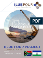 Blue Four Project Consultants - Company Profile 2023 - Lesotho