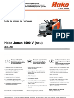 Hako 1500 RH Parts Manual 6464 40