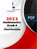 Final Revision - Grade 8 - 2023