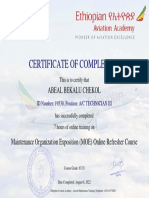 ABEALB MOER - Your Certificate For MOE Refresher Online Training