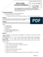 Test Lourdde Matériaux Escoget PDF