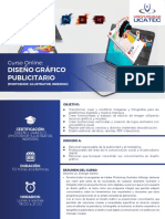 Brochure Diseño Gráfico Publicitario (Photoshop, Illustrator, Indesign)