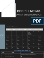 KEEP IT MEDIA Editorial Plan