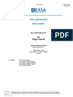 Certificate TCDS EASA - IM - .A.077 PA-46 Issue 17