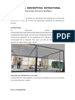 Modelo Memoria Descriptiva Estructural