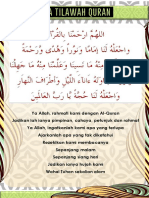 Doa Tilawah & Khatam al-Quran